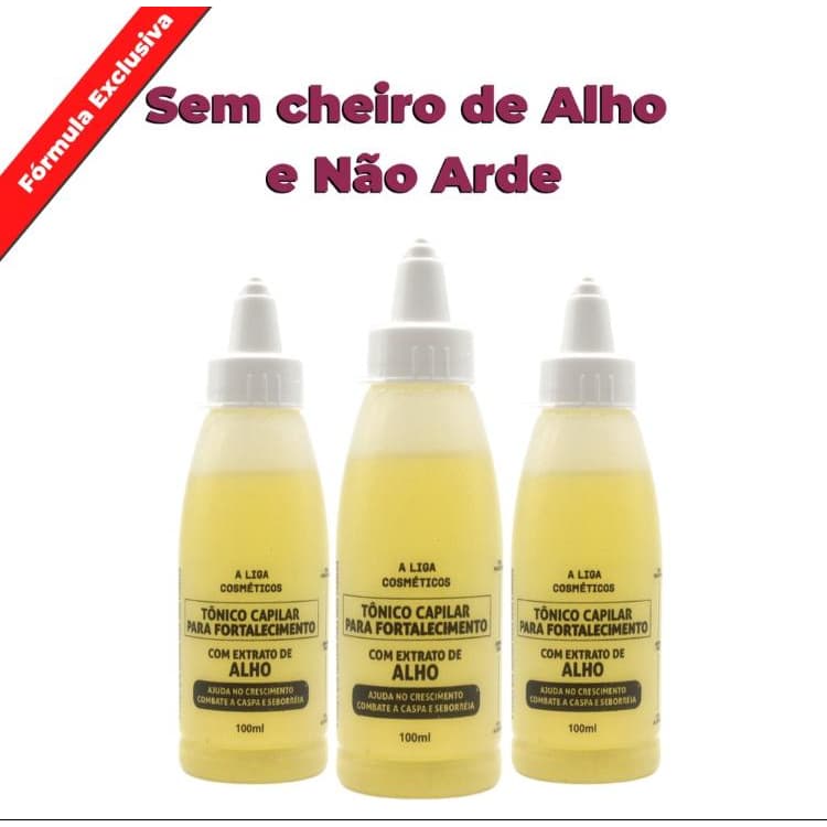 Kit 03 Tonicos De Alho Fortalecedor- 100Ml