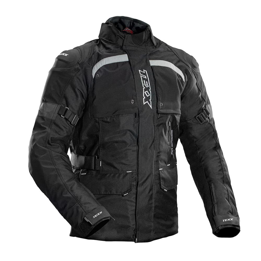 Jaqueta Para Moto Texx Armor Masculina Airbag Edition Black