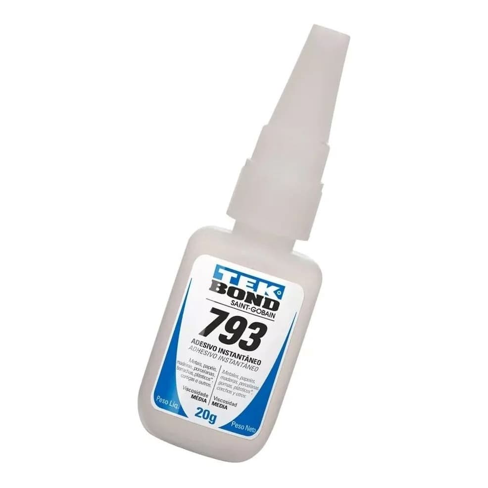 Cola Instantânea Tek Bond 793 20g Com Bico Antientupimento