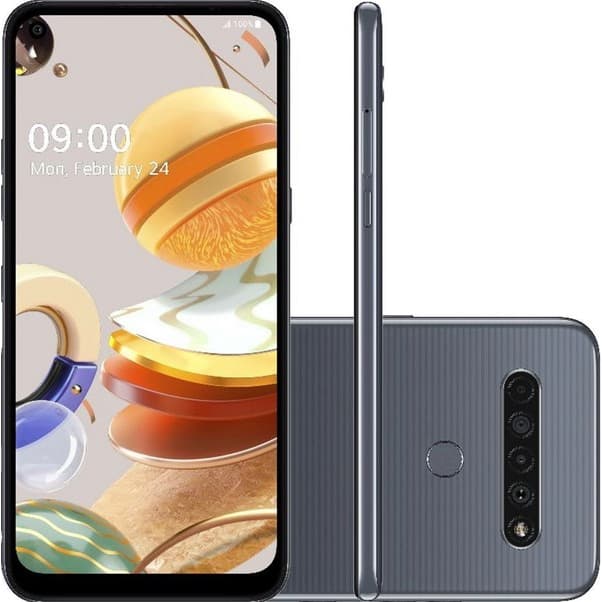 Smartphone LG K61 128GB 4G Tela 6.5'' Dual Chip 4GB RAM Câmera Quádrupla + Selfie 16MP - Vitrine