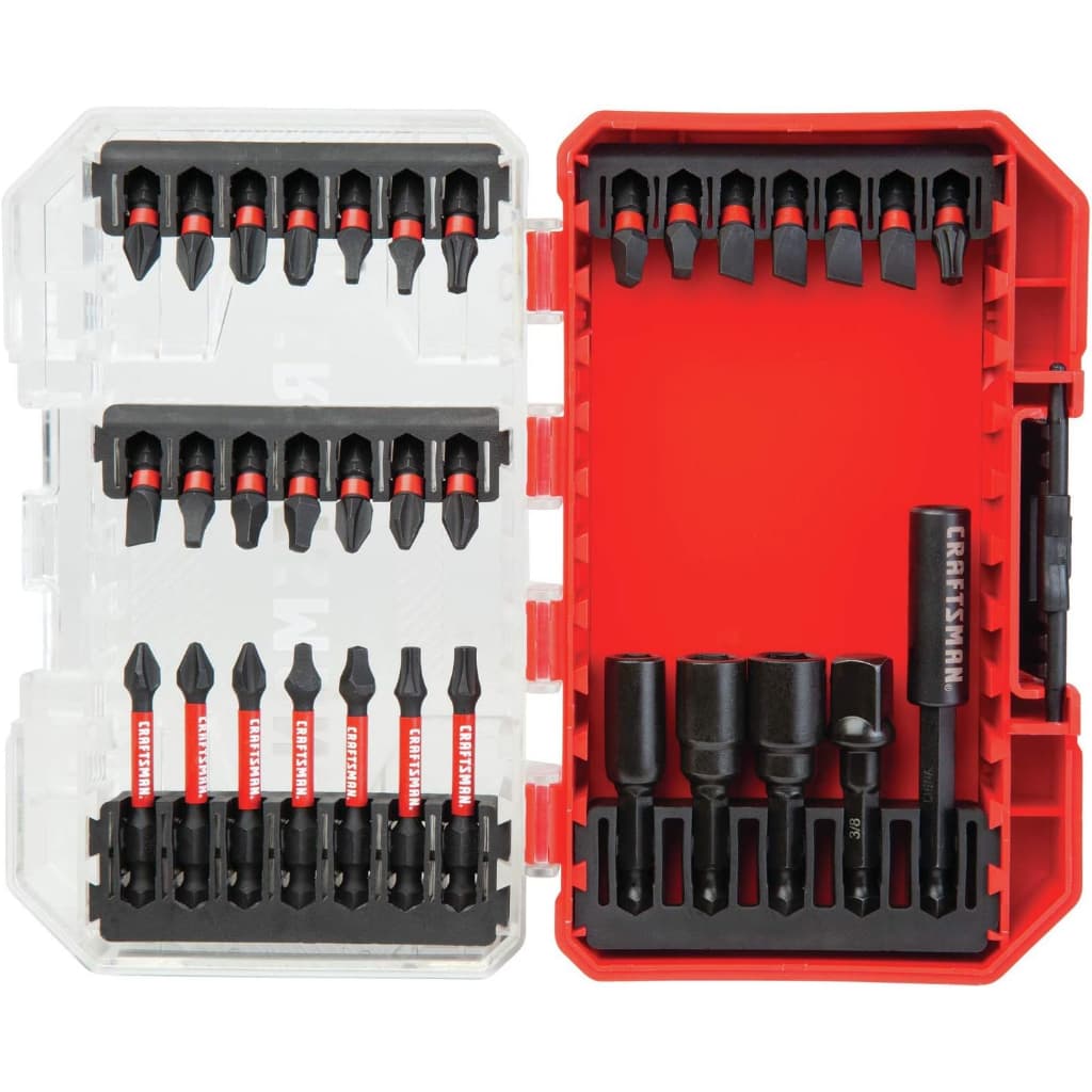Conjunto Brocas Bits Craftsmam 33 Peças Parafusadeira