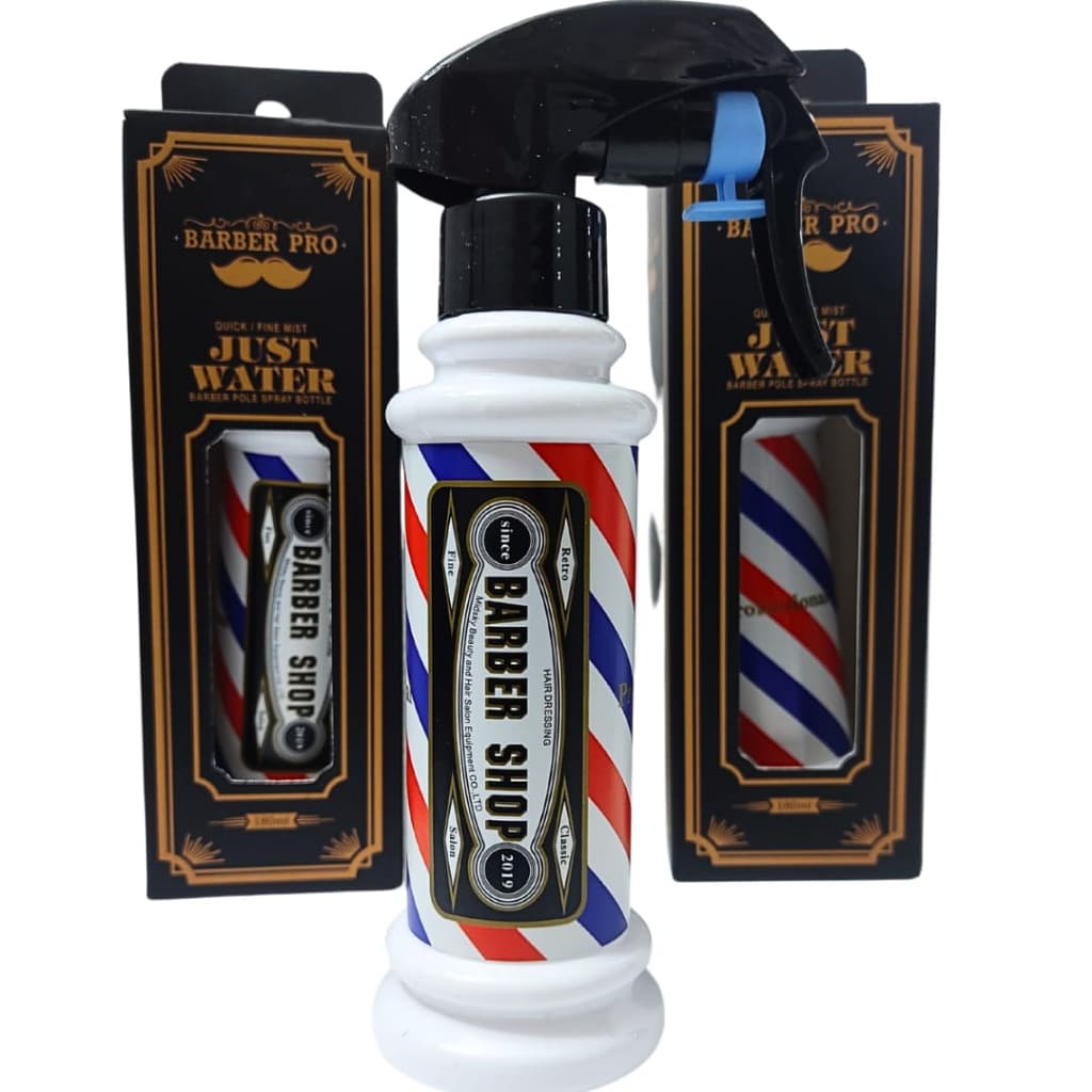 Borrifador 3 uni jato névoa para barbeiro  barberpole barbearia 150ml