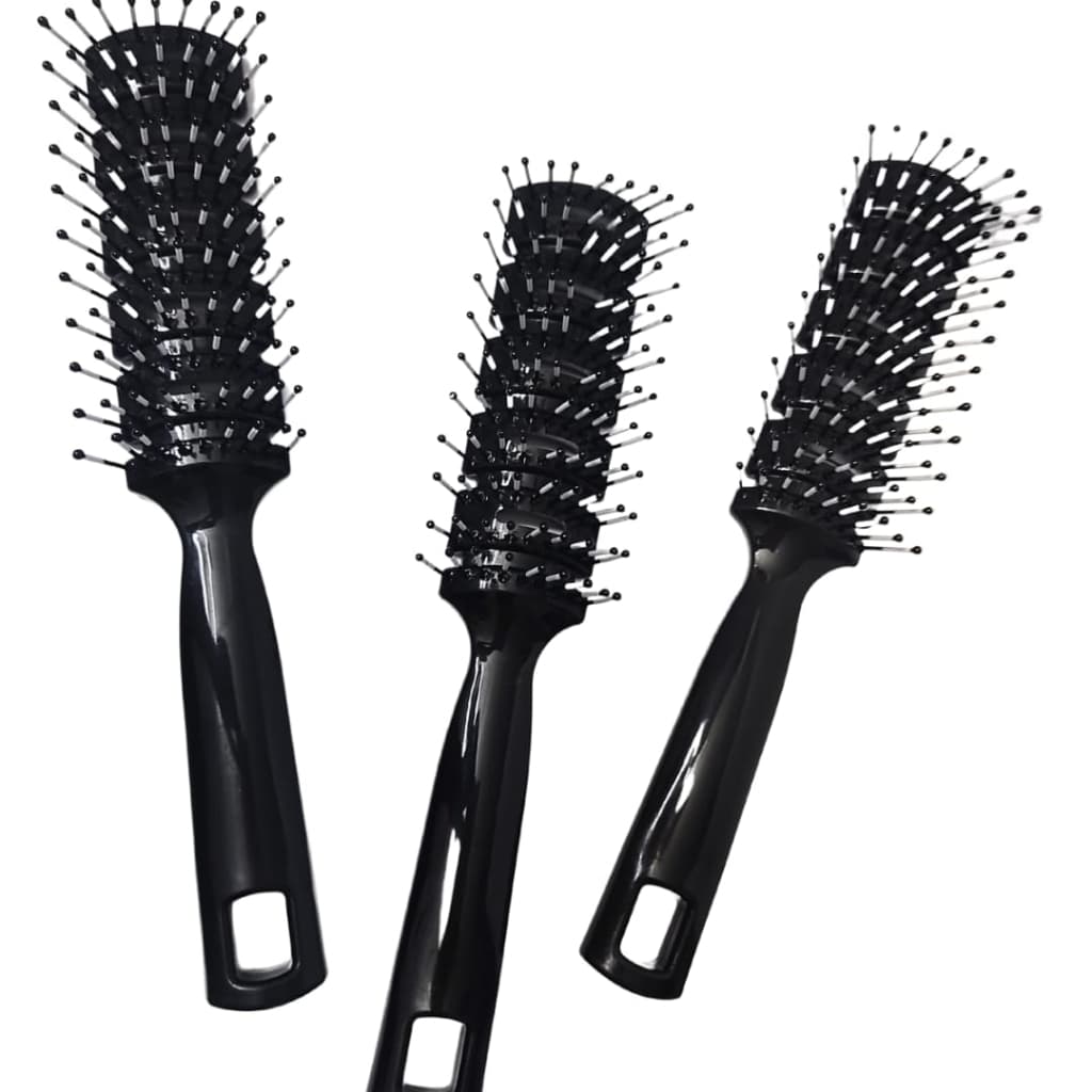 Escova Pompadour 3 UNIDADES topete penteado poupador pompadoura