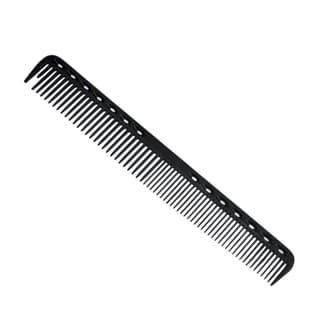 Pente de Corte Carbono Anti Estático 21,5cm CB1235 Preto / Branco Umi