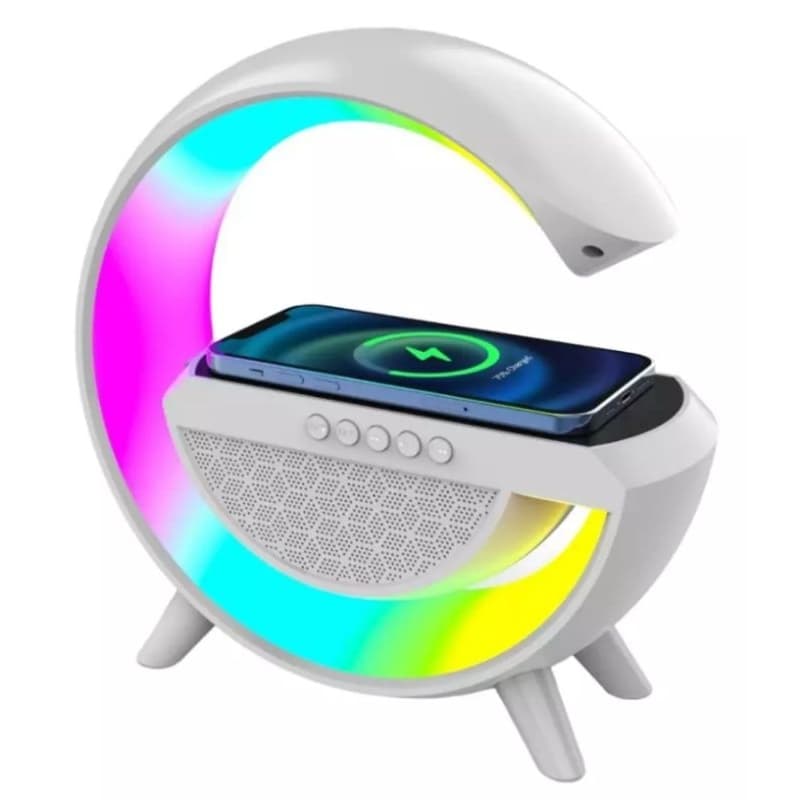 Caixa De Som Carregador E Luminária G Speaker Smart Station BT-3401