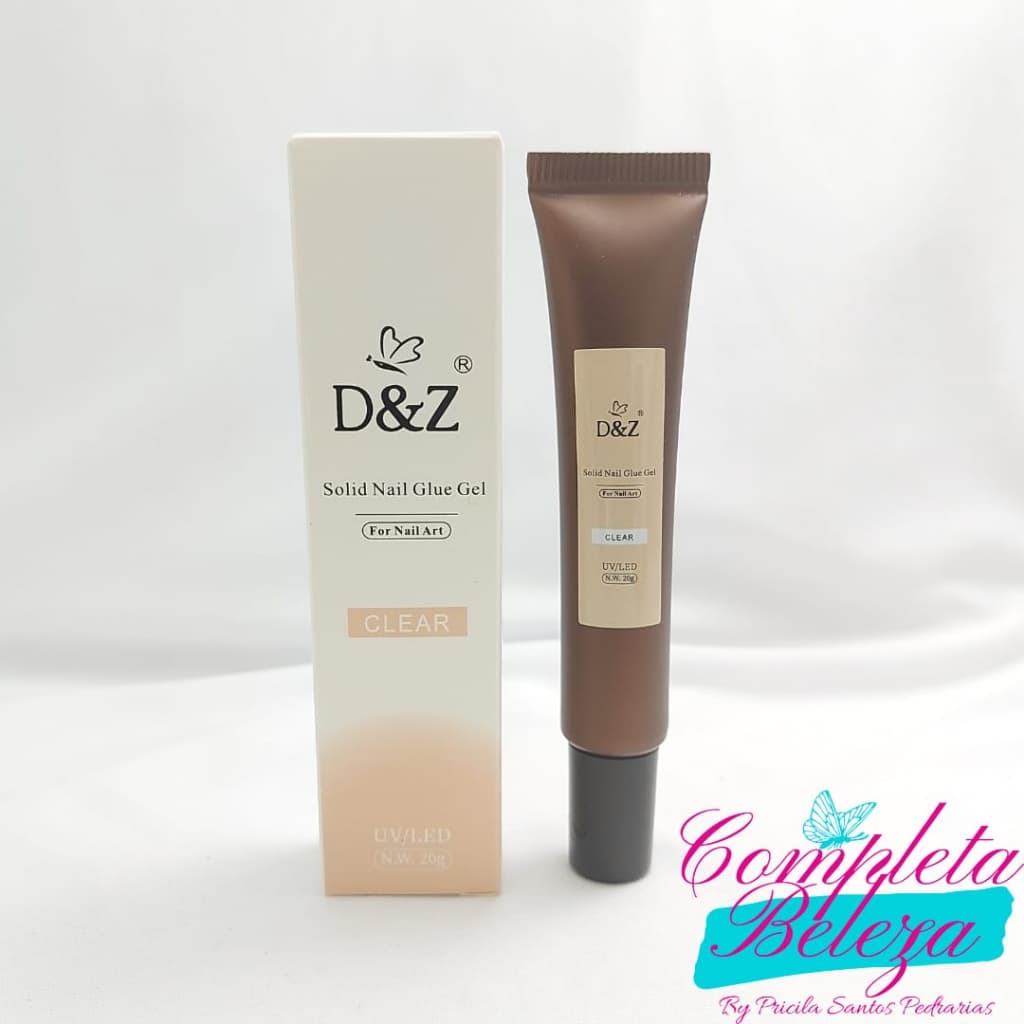 Cola de Unha Postiça Soft Gel D&Z 20g UV/LED
