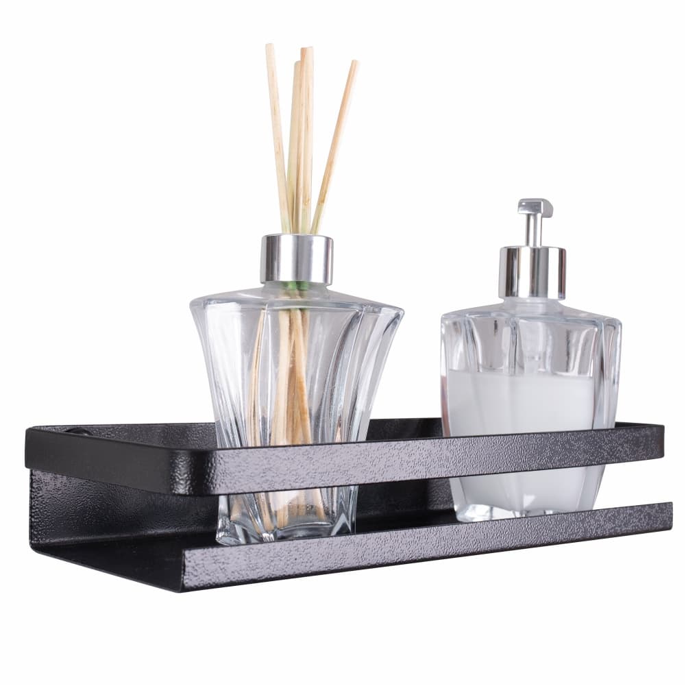 Acessório Para Banheiro Prateleira Preto Fosco 30cm