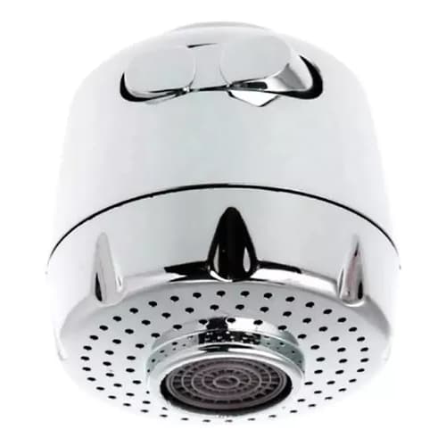Bico Arejador Chuveirinho p/ Torneira Gourmet Jato Duplo Cromado - ABS