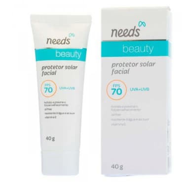 Protetor Solar Facial Beauty oil-free fps 70 40g