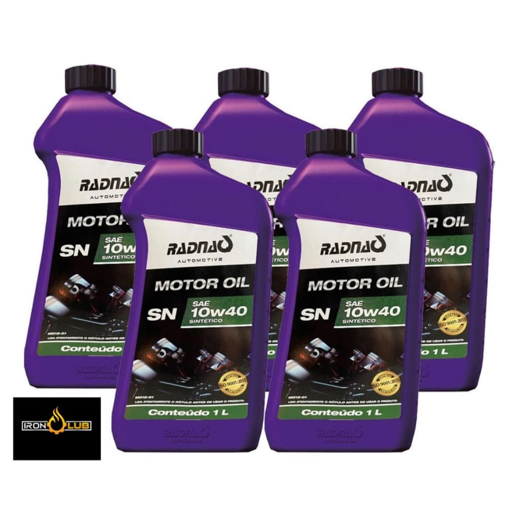 KIT 5 LITROS RADNAQ 10W40 SINTÉTICO