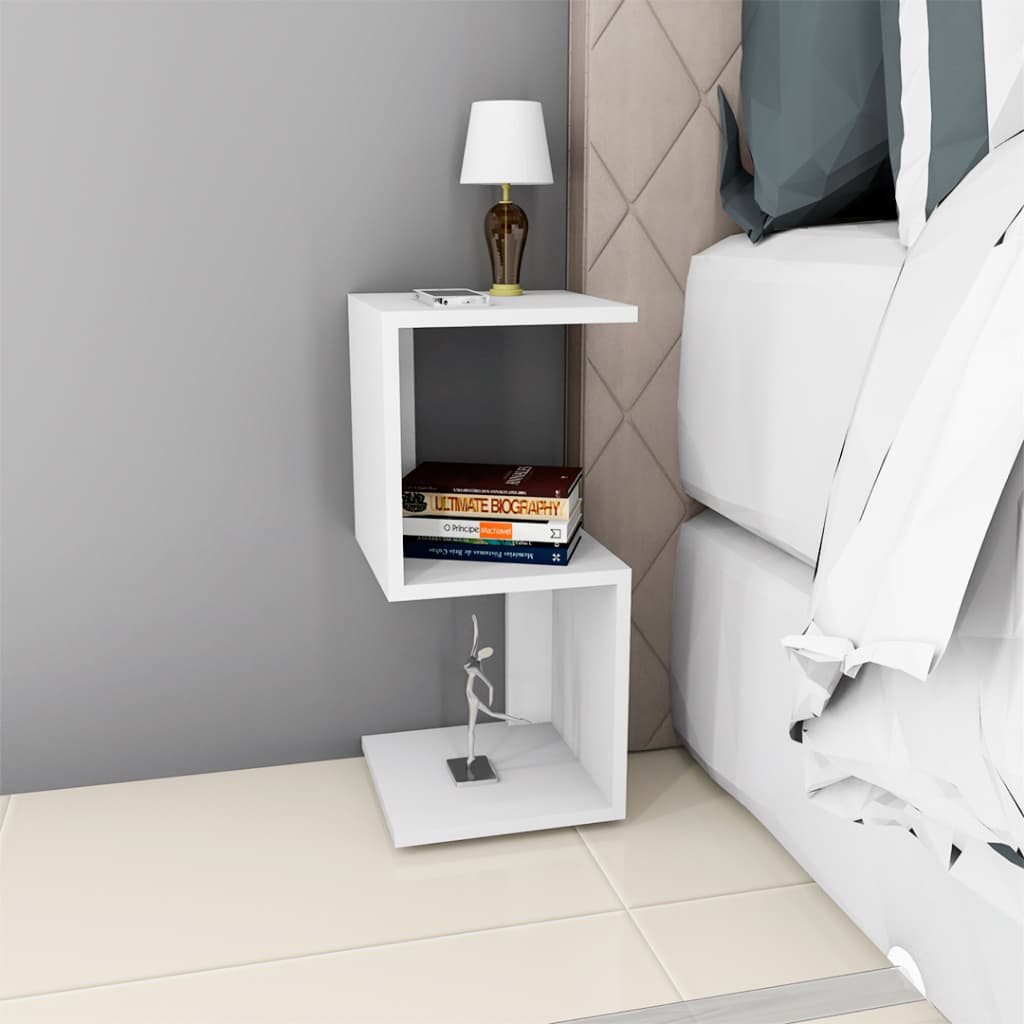 Mesa de Cabeceira Modelo S ou Z para Quarto ou lateral três opções de cor