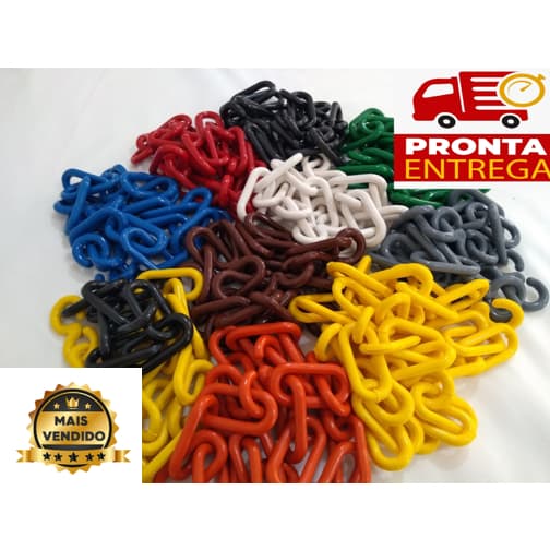 6 Mt Corrente Plástica Isolamento Calha Chuva Decoração Varias Cores