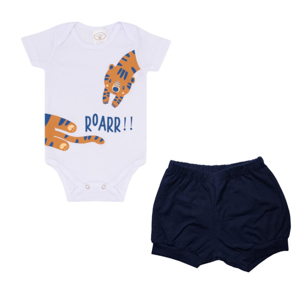Kit Body Bebê 2 Peças Roupas de Bebê Conjunto de verão