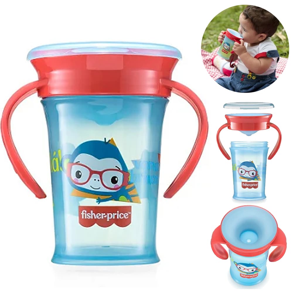 Copo de Treinamento Fisher-Price 360º First Moments 210 ml