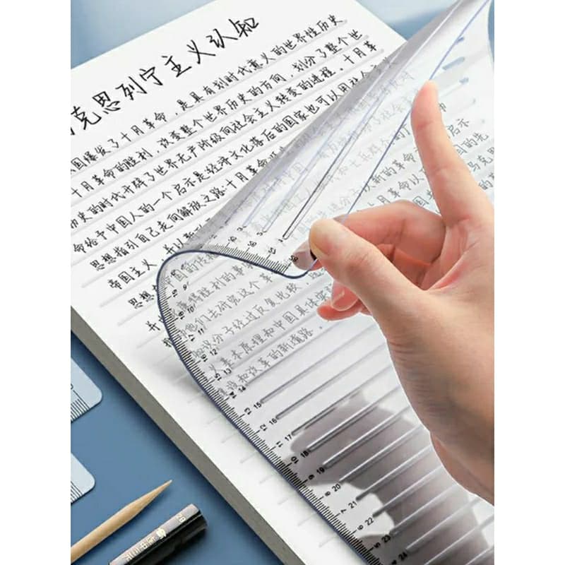 Régua Estencil Tamanho A4 Para Linha Folhas Sulfite Scrapbook Encadernação pachwork br