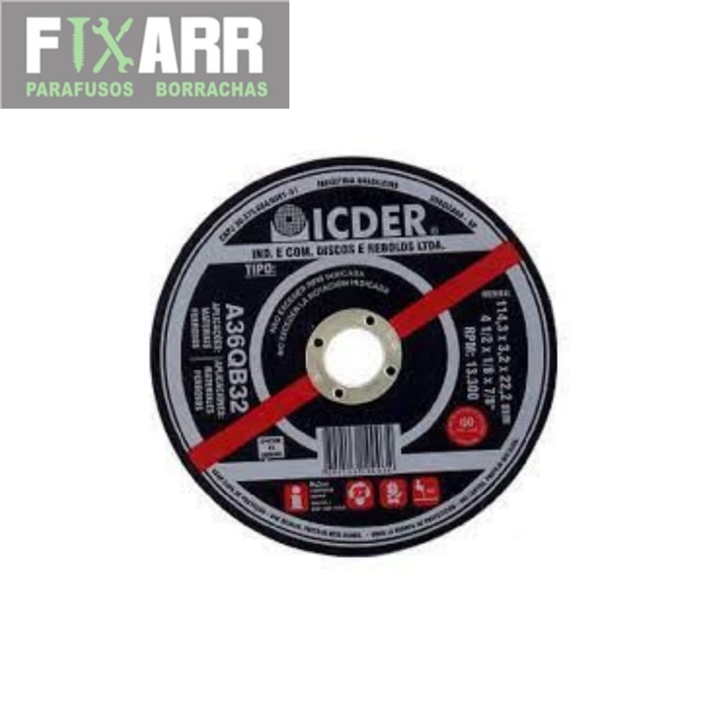Disco de corte 12" 304,8X3,2X25,4 ICDER