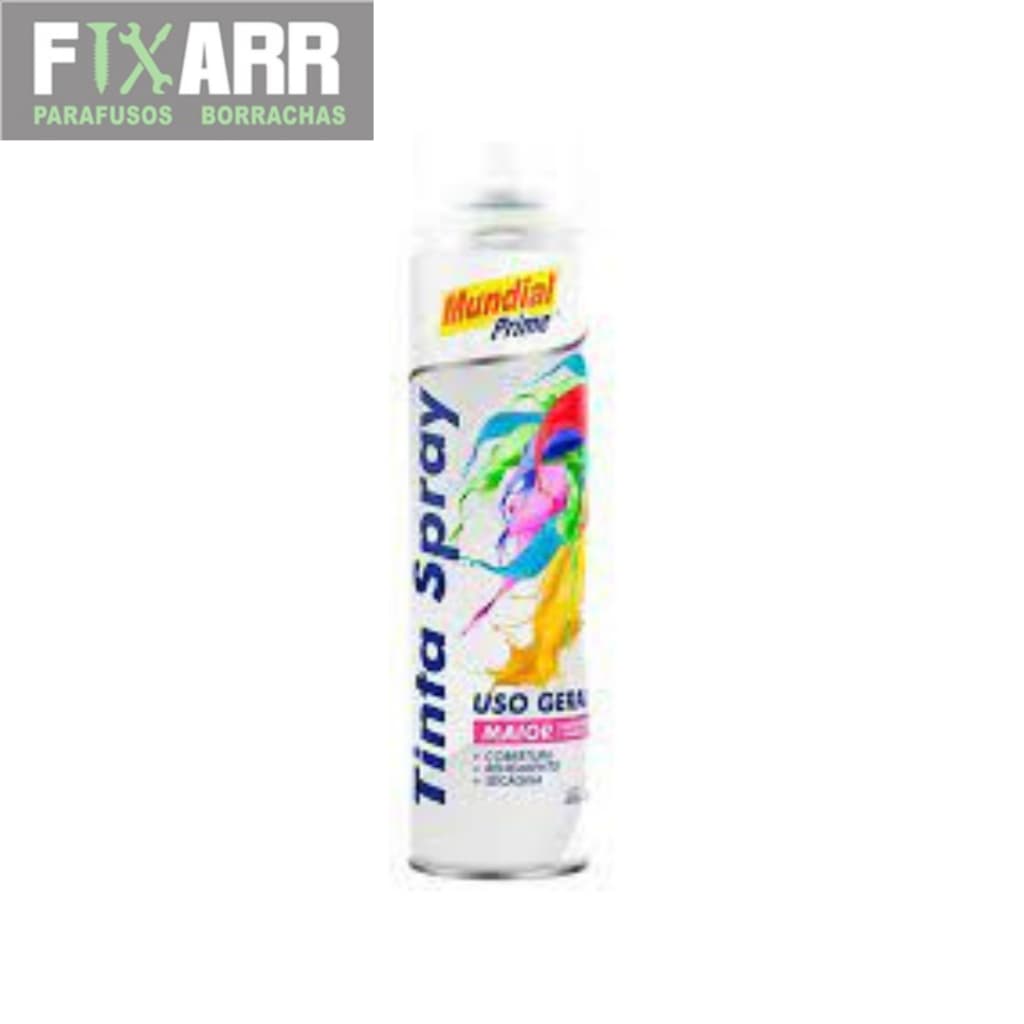 Verniz Spray Brilhante Uso Geral 400ML Mundial Prime