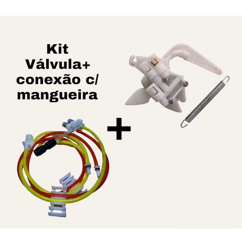 kit válvula + Mangueira de conexão Ar Banco Scania Volvo