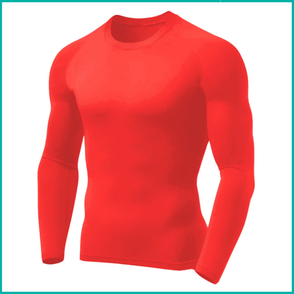 Camiseta Térmica Manga Longa Segunda Pele Ciclismo/Futebol/Academia