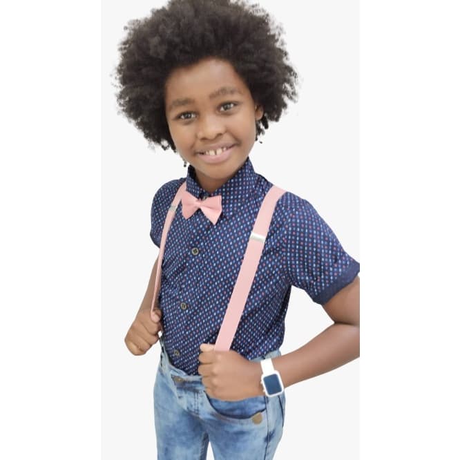 Kit suspensorio + gravata Infantil Ajustavel unissex 0 á 8 A