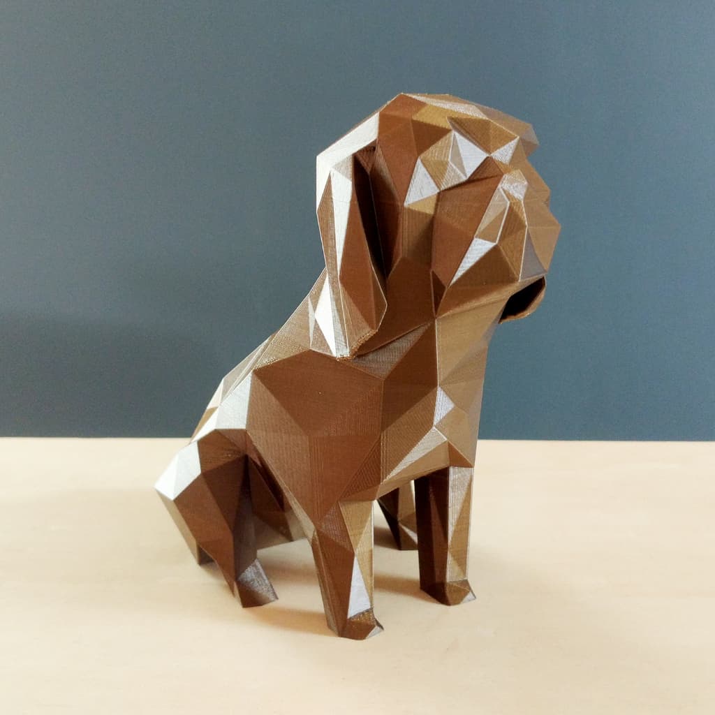 Shih-tzu Decorativo - 10 Cm De Altura - Cachorro Shitzu  3D