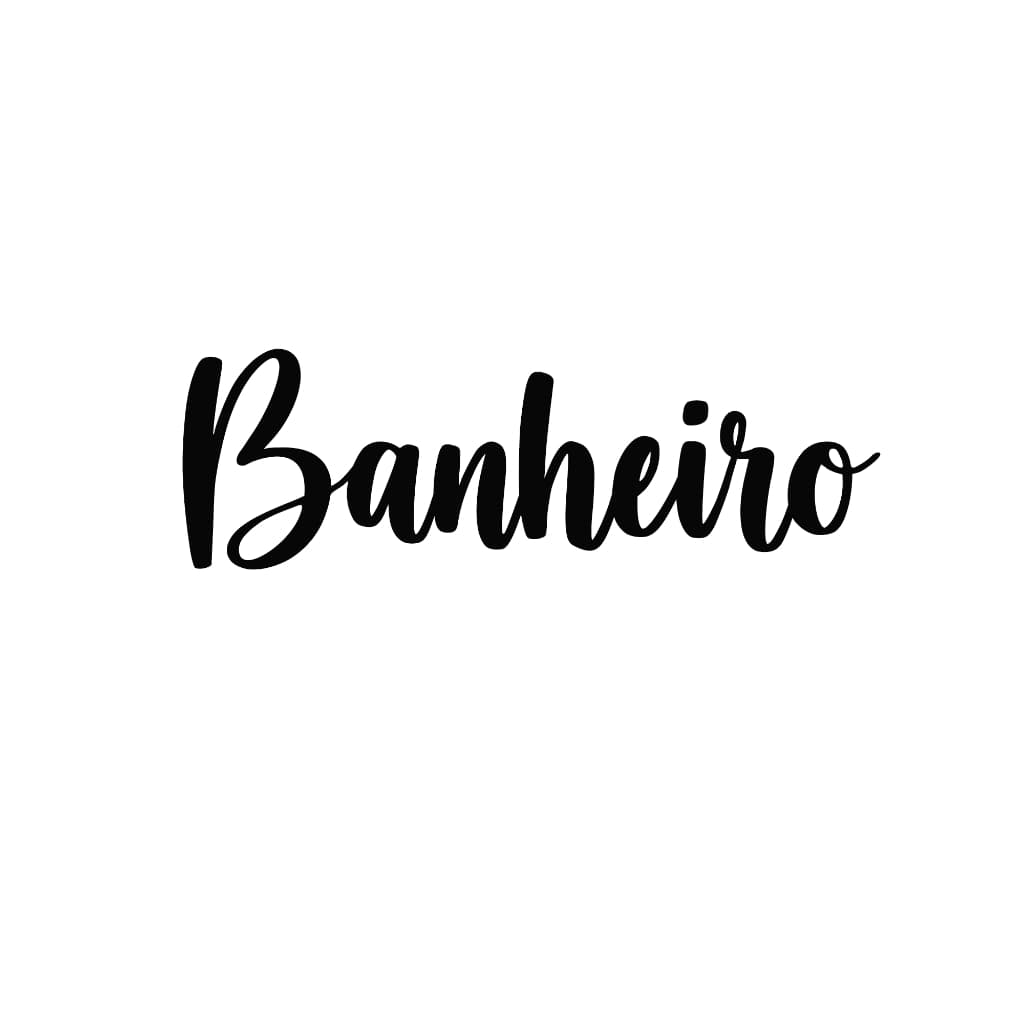 Adorno Banheiro / Placa De Sinalização , Quadro Decorativo