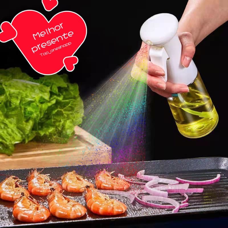 Spray Garrafa 200ML é 100ML Azeite Dispensador Churrasco Tempero Pulverizador De Óleo Vidro Profissional