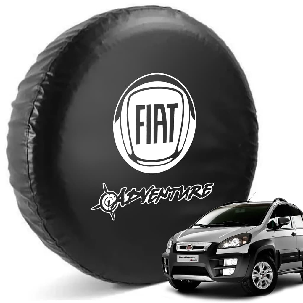Capa P/ Estepe Protetora Fiat Idea Aro 14/15/16 Impermeável Step Resistente