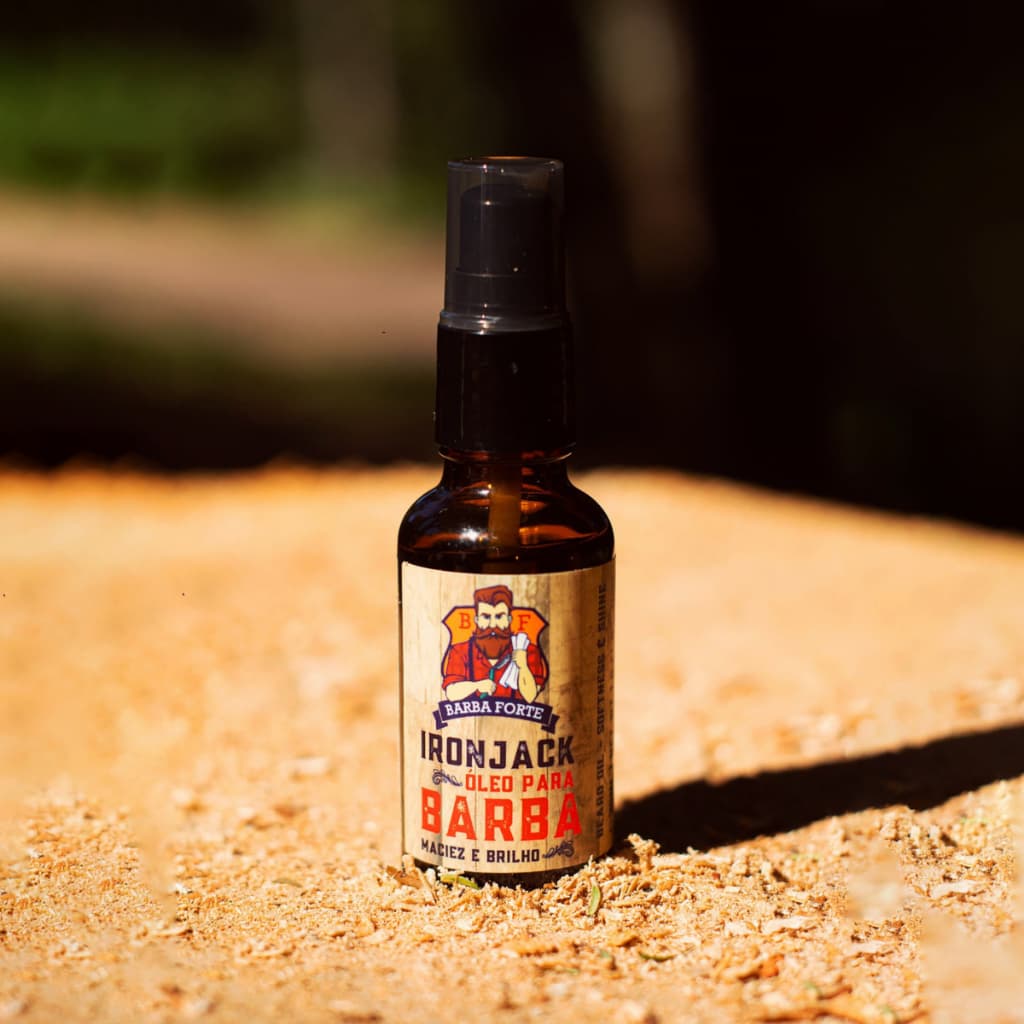 Óleo para barba IRONJACK 10ML - BARBA FORTE