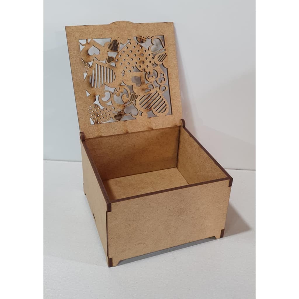 conjunto de caixas/bandeja em mdf cru