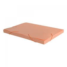 Pasta Elast.Acp 20Mm Laranja Pastel
