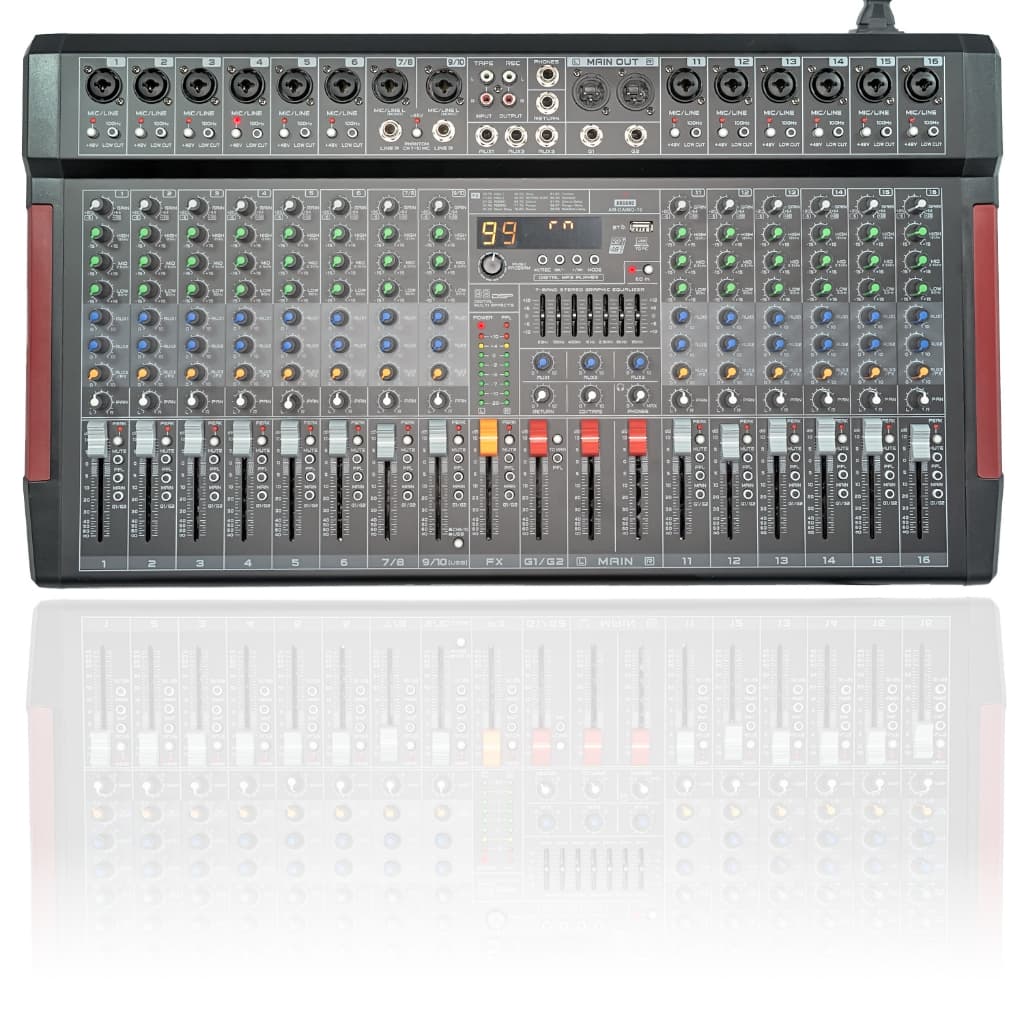 Mesa De Som Interface 16 Canais Arcano AM-DAIMO-16 Bivolt