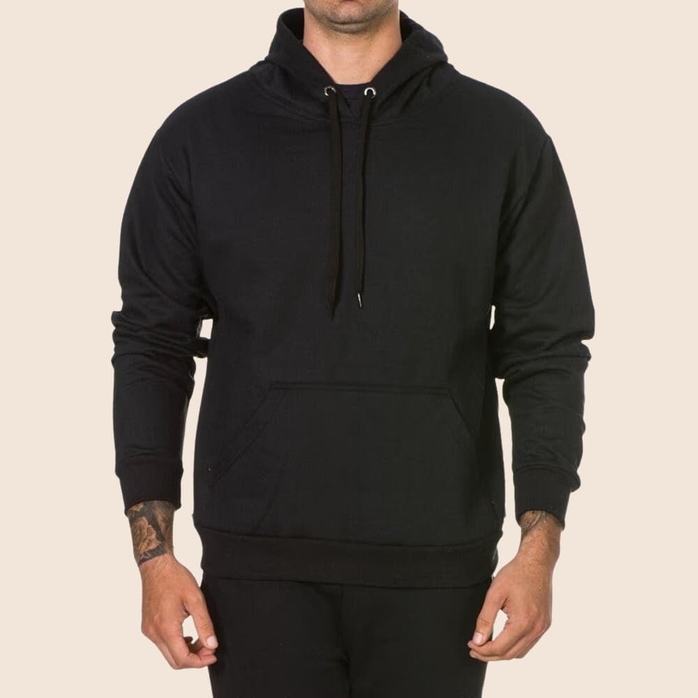 Moletom Liso Abrigo  Blusa de Frio Moleton Canguru com Capuz