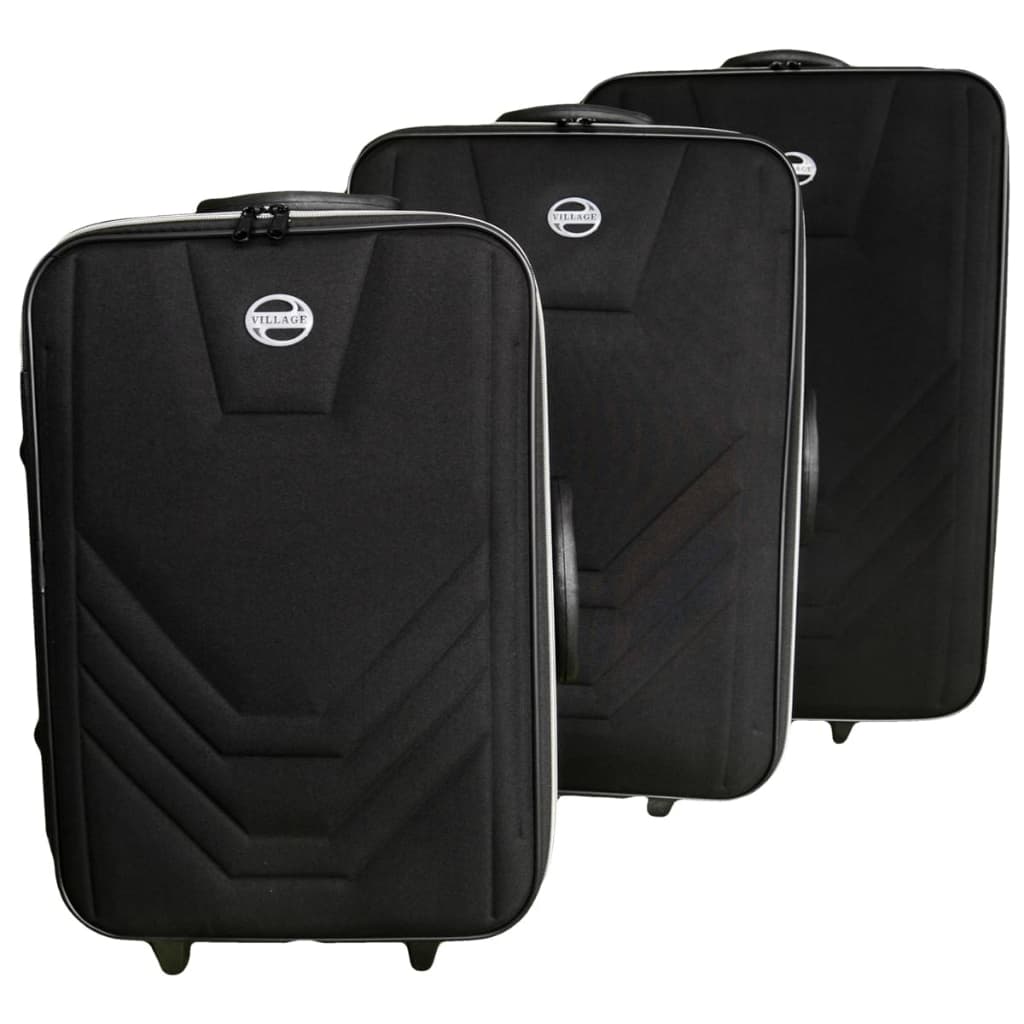 Kit 3 Mala de viagem 10kg 23kg e 32kg GRANDE MÉDIA e PEQUENA PMG Barata Rodinha Jogo Viagem VIllage