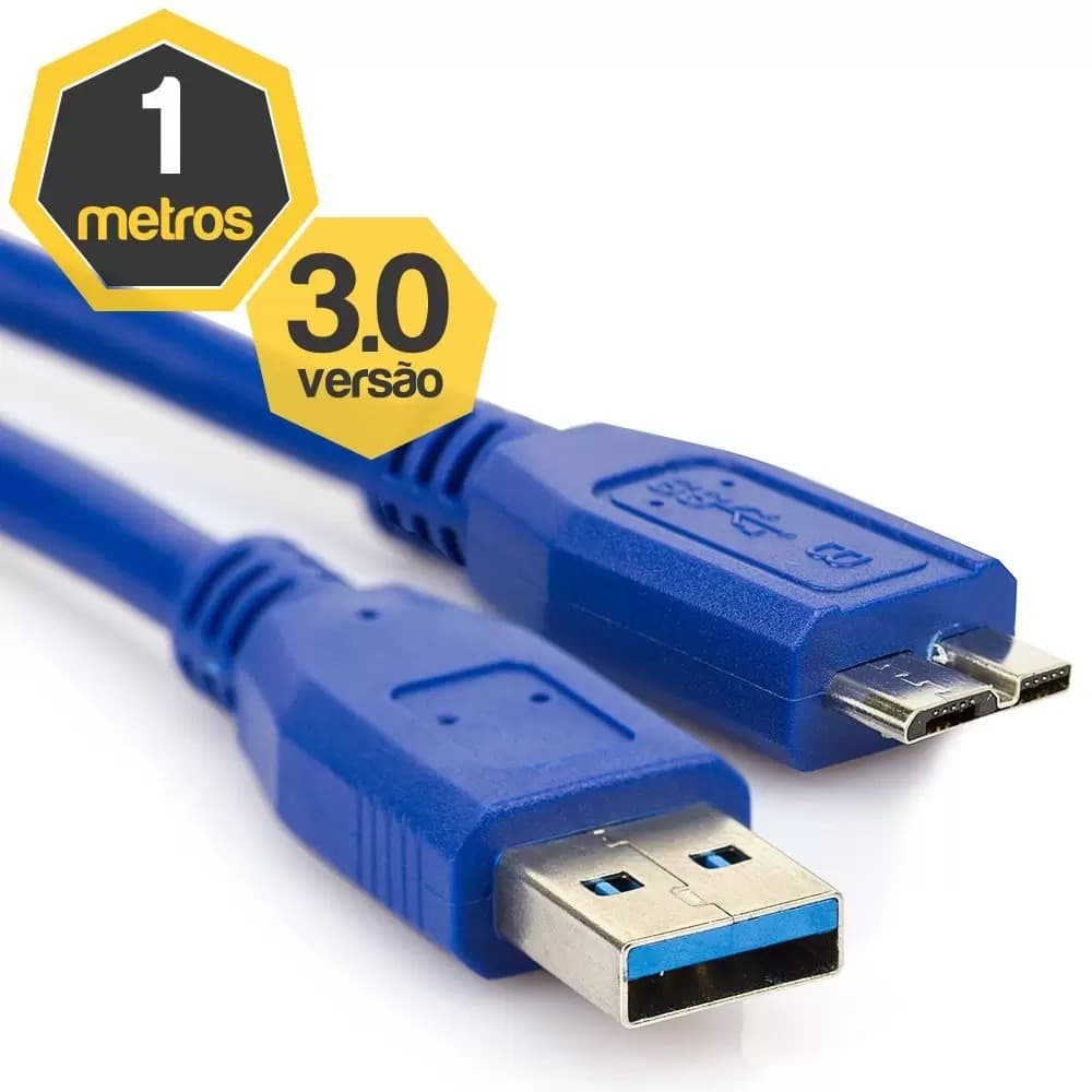 Cabo Usb 3.0 Hd Externo 1 Metro