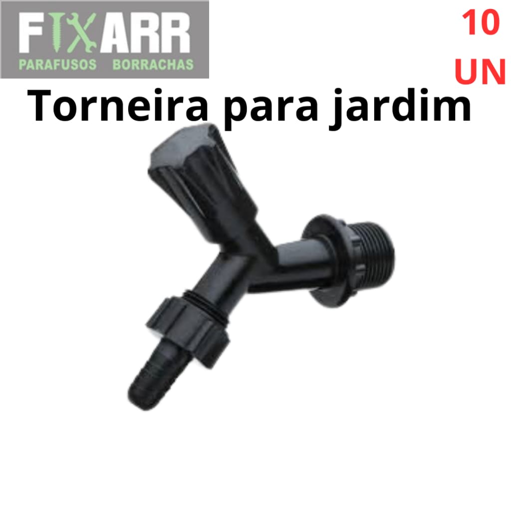 KIT 10 TORNEIRA DE JARDIM 1/2-3/4