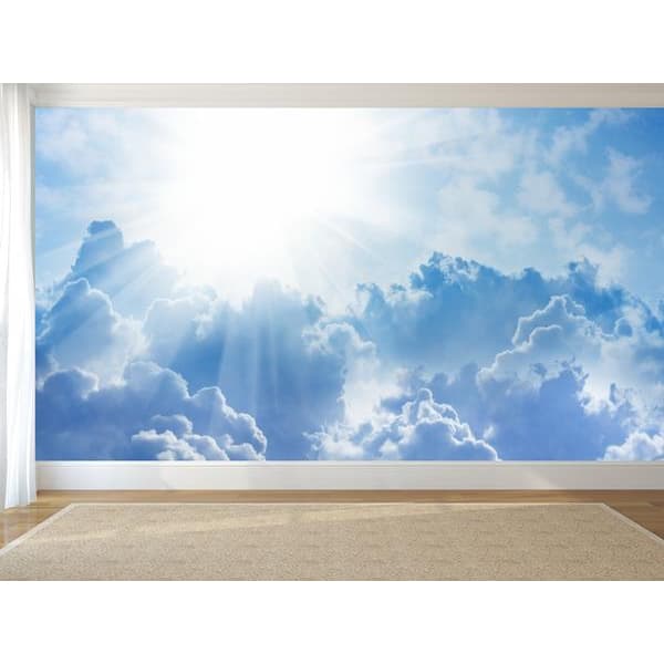 Papel de Parede Altar de Igreja Religioso Bíblia Adesivo Decorativo Espirito Santo Céus Sala Decoração - RL03