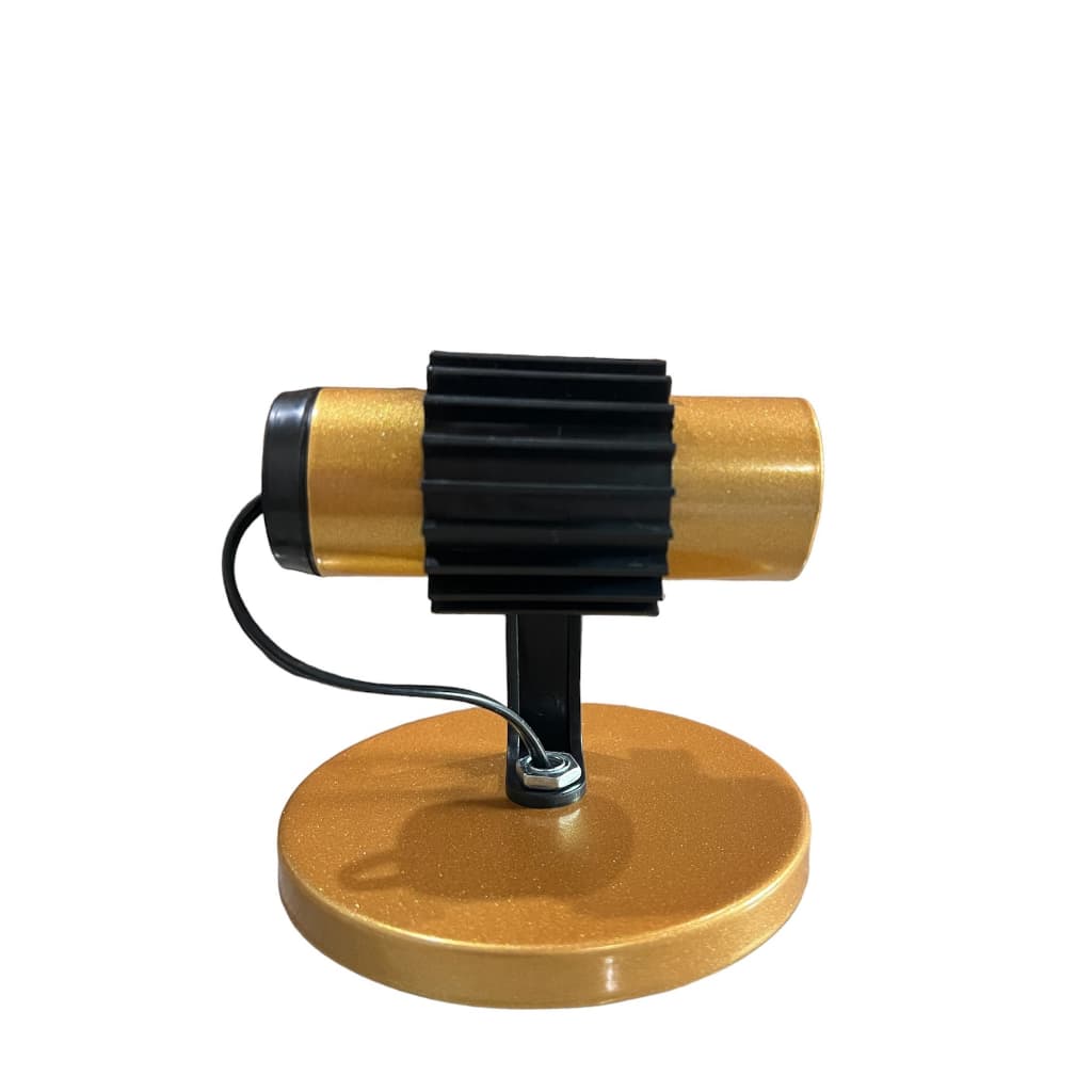 Spot Tubinho  em aluminio Unico Aletado Dourado DJ Light
