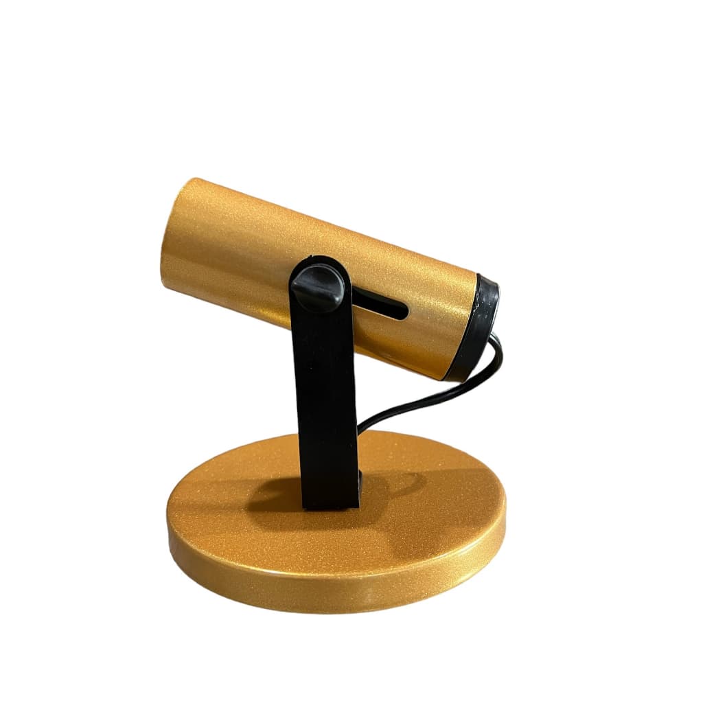 Spot Tubinho em aluminio Liso Único Dourado DJ Light