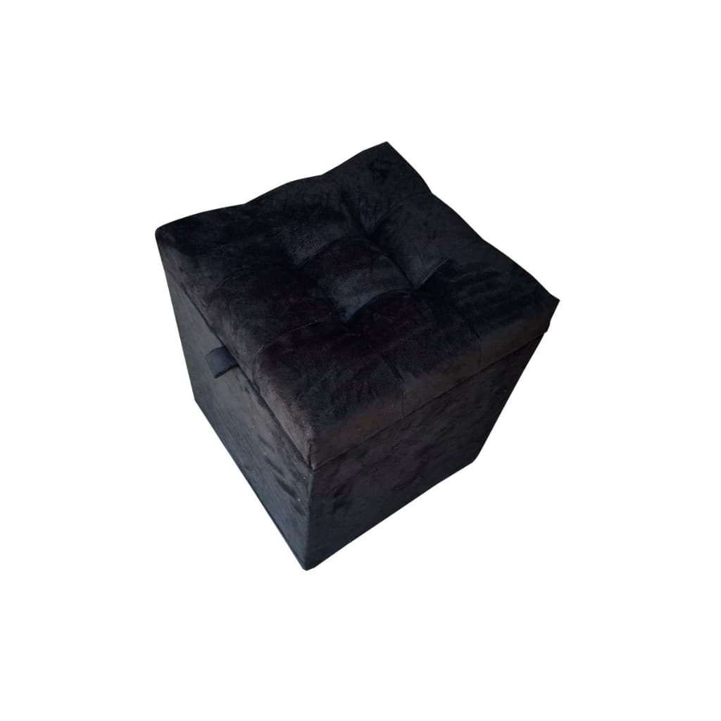 Puff Baú Decorativo 40x40CM- Diversas Cores