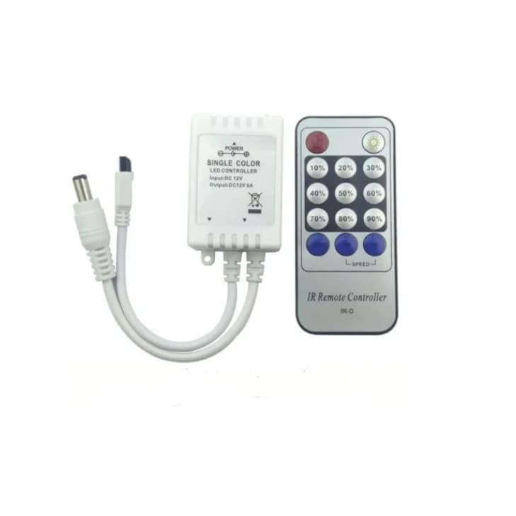 Dimmer Com Controle Remoto Para Barra Led Fita De Led 12v 24v Uma Cor Única Promoção