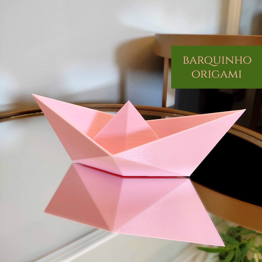 Barquinho Decorativo G / Japonês, Dobradura, Origami 3d
