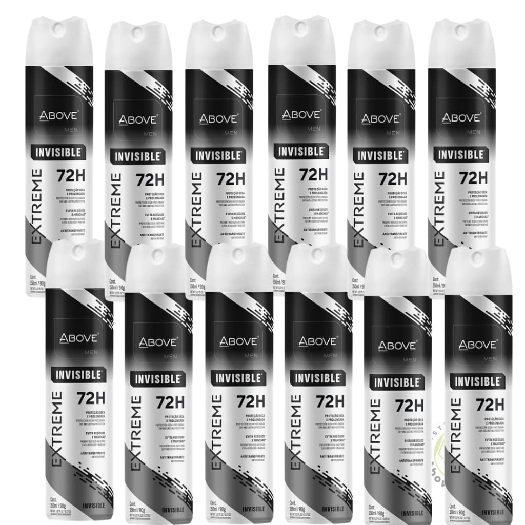 Desodorante Aerosol Men Above Extreme Invisible 150ml 12 unidades