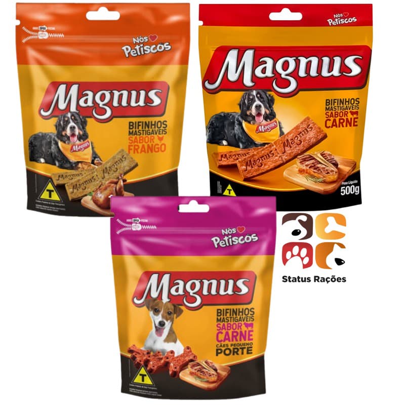 Bifinho Magnus 500g - Petiscos para Cachorros Pet