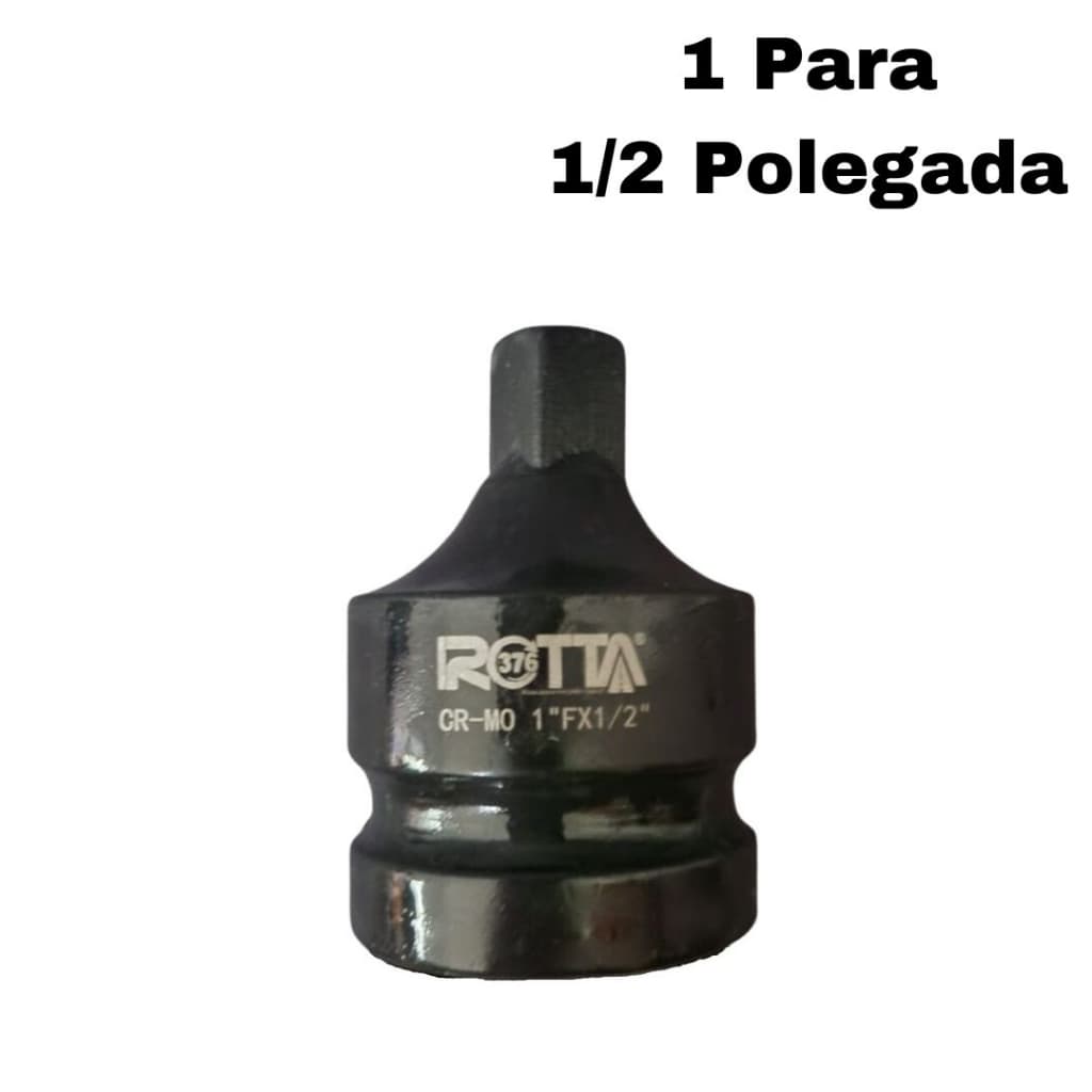 Redutor Para Soquete Impacto 1 Para 1/2 Polegada Rotta376