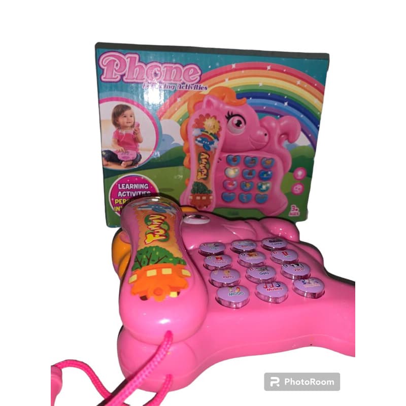 brinquedo telefone musical infantil