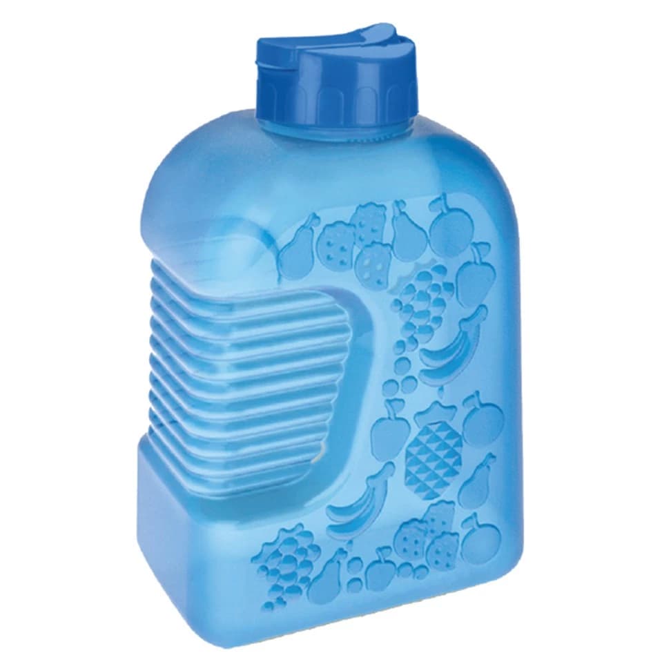 Garrafa de Água para Geladeira Jarra Suco Agua 2 Litros Plástico com Tampa Cozinha Garrafas Frutas