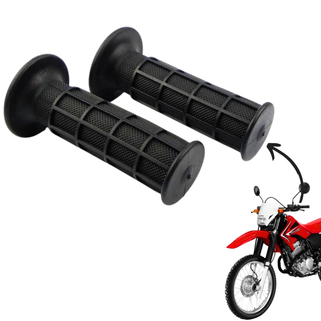 Manopla Para Moto Borracha Motos Honda Falcon Bross Sahara Tornado Bross Xre