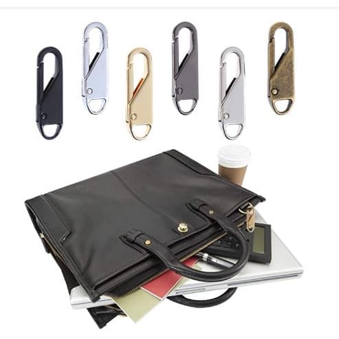 Puxador Zíper Universal de Metal Para Reparo Bolsa Mochila Carteira Malas de Viagem