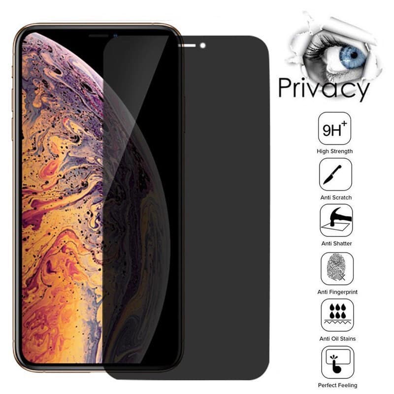 Película anti-espião para iphone 13 12 11 pro max vidro temperado para o iphone xs max xr 7 8 plus 6s filme privado